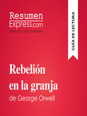 cover image of Rebelión en la granja de George Orwell (Guía de lectura)